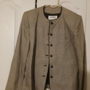 Black Print Blazer size 8